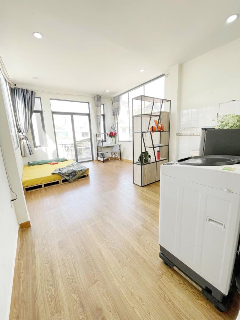 Cho thuê căn hộ studio ban công phan văn trị gò vấp
