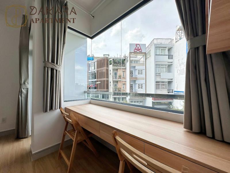 Cho thuê căn hộ 1phòng ngủ ban công gần thủ thiêm_sala_mai chí thọ_thang máy cao cấp_full nội thất