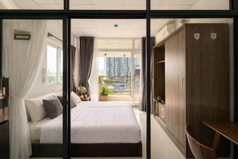 🏡 Căn hộ cho thuê tại quận 4 gần bến vân đồn gần cầu ông lãnh, cầu nguyễn văn cừ📍căn hộ 1 phòng ngủ 45m2 đầy đủ nội thất