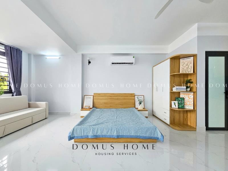 Studio ban công siêu rộng full nội thất, phòng thoáng mát nhiều ánh sáng, gần lotte tdtu rmit ufm - Ảnh 4