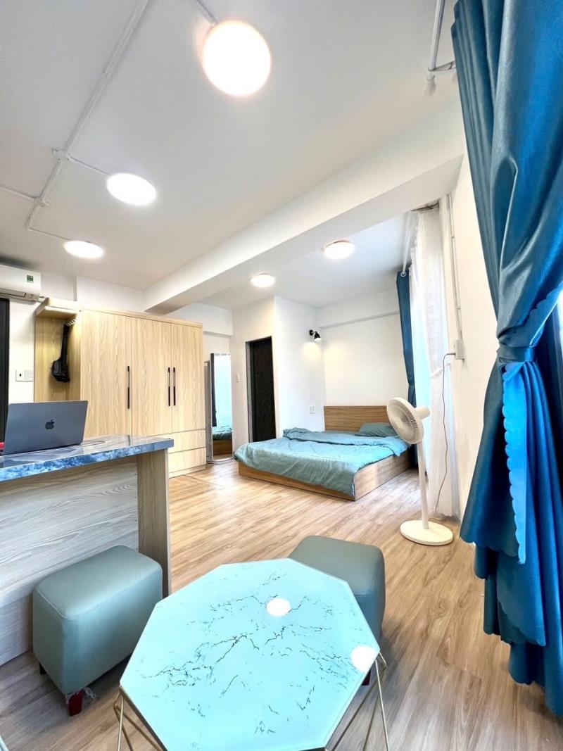 Cho thuê căn hộ ban công rộng 40m2, full nội thất điện biên phủ, bình thạnh gần ngã tư hàng xanh, uef, hiu - Ảnh 3