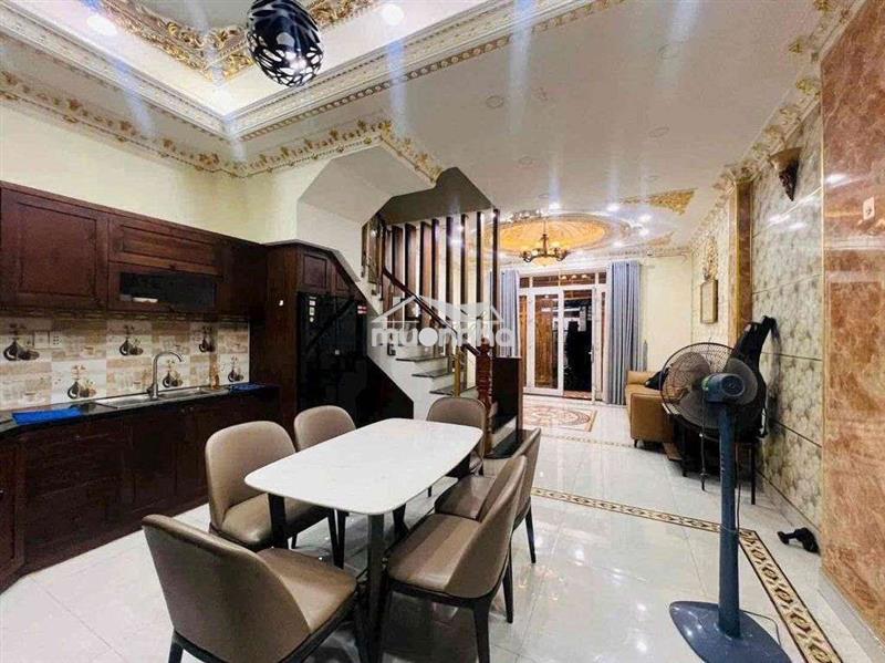 Nhà full nội thất 1 trệt 3 lầu 4pn 5x14m hẻm huỳnh tấn phát quận 7