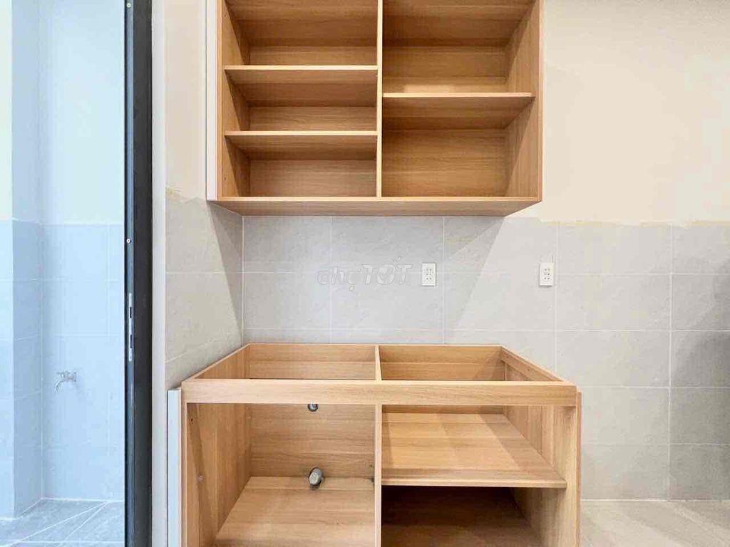 Studio chỉ tính điện và nước ban công full nội thất mới xây - 3