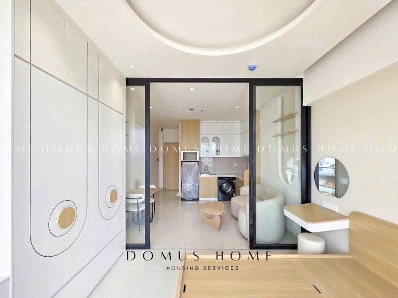 Cho thuê căn hộ 1 phòng ngủ ban công to giá rẻ full nội thất cao cấp máy giặt riêng gần tdtu-rmit sát lotte vivo crecent mall dễ đi quận 1 quận 4 quận 5 - Ảnh 3