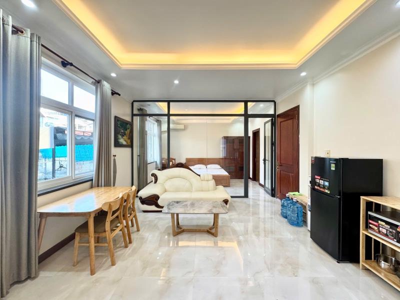 Thuê ngay căn hộ 50m2 cửa sổ lớn tách bếp thoáng ngay sát q1 thuận tiện di chuyển an ninh cao - Ảnh 4
