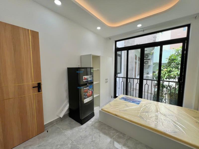 Cho thuê studio full nội thất - có ban công - cửa sổ thoáng mát - gần hàng xanh - bạch đằng - bình thạn - Ảnh 3