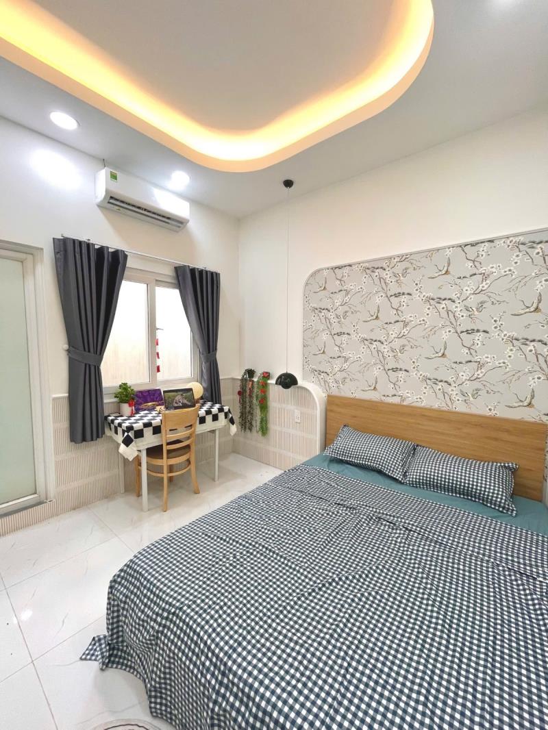 Căn hộ 1 phòng ngủ tách bếp, cửa sổ thoáng, chu văn an bình thạnh gần quận 1,3 vlu hutech - Ảnh 2