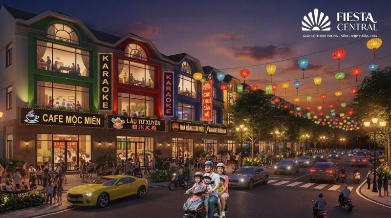 Nhà phố fiesta central – đón làn sóng phát triển, kiến tạo phố thương mại tại bình dương - Ảnh 3