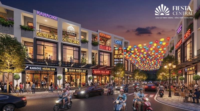 Nhà phố fiesta central – đánh thức tiềm năng, kiến tạo phố thương mại   - Ảnh 2