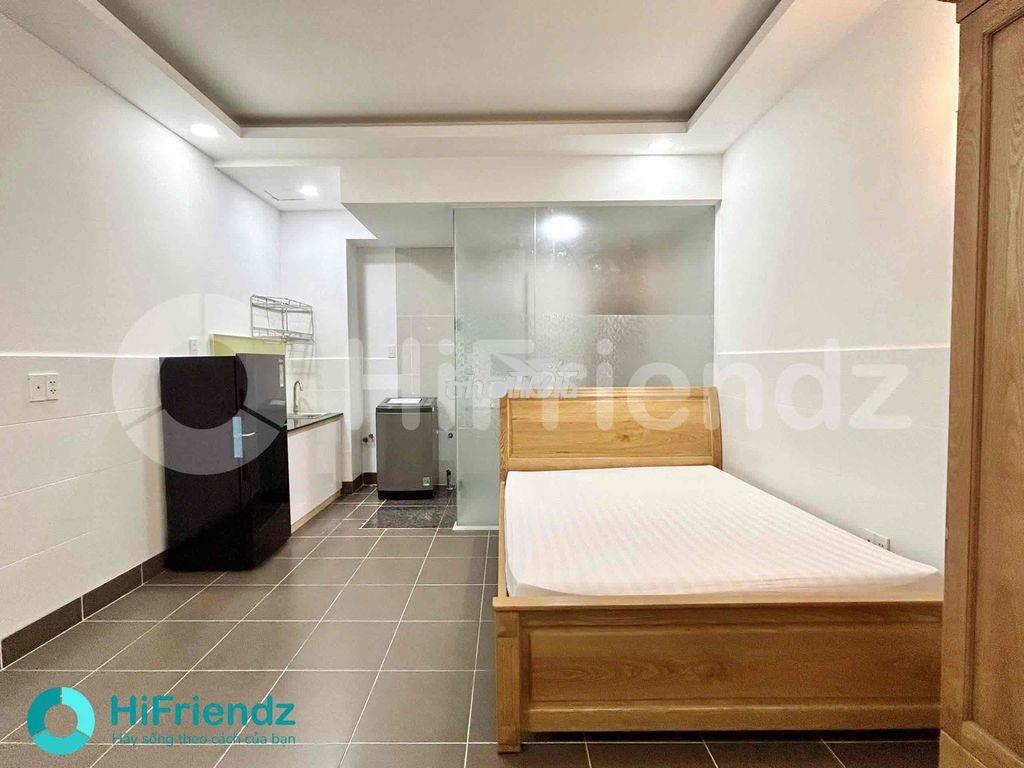 Studio cửa sổ trời full nội thất gần đầm sen có máy giặt riêng - Ảnh 3