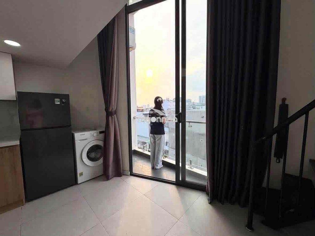 Cho thuê căn hộ duplex ban công cực rộng ngay trung tâm bình thạnh - Ảnh 2