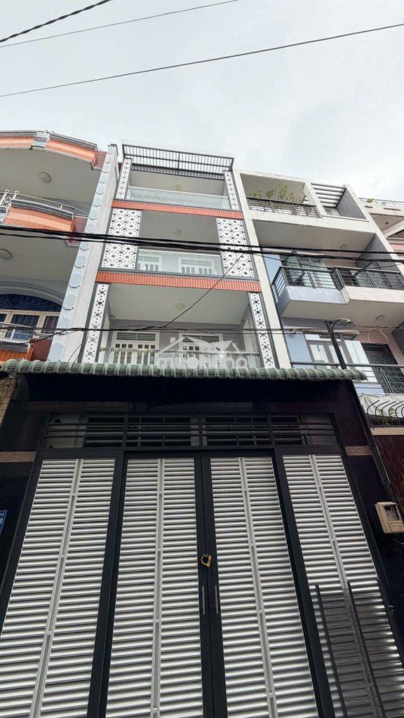 Cho thuê nhà hậu giang, 4 tầng, 5 pn hẻm xe hơi, 5 căn ra mặt tiền