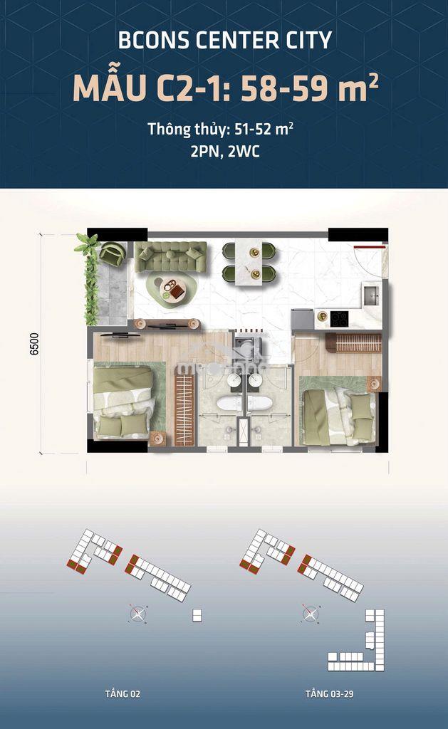 Bcons center city - căn gốc siêu đẹp giá chỉ 3,6 tỷ - 4