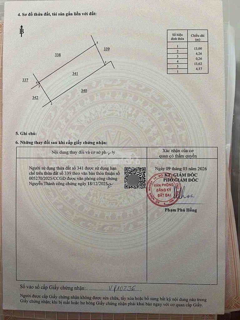 Đất sổ hồng riêng 60m2 thổ cư 100% - 4