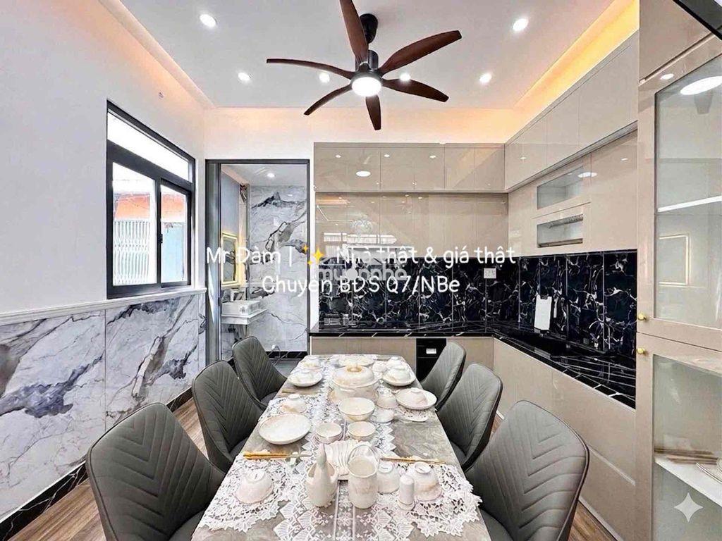 Nhà 4 tầng sân thượng – 4pn – xe hơi tới nhà – sát q7 - 3
