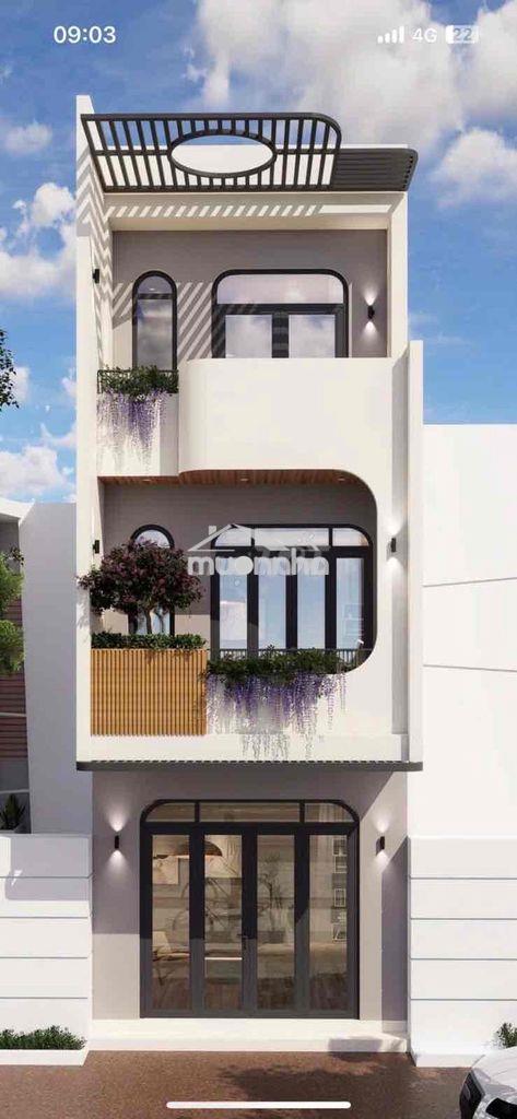Nhà mới 3 tầng ở ngay cạnh vinhome 4 x 13.7 gần chợ, trường học…