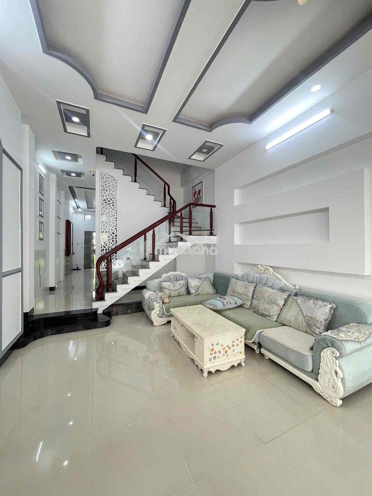 Nhà mới 2 lầu 4pn full nội thất kdc hưng phú 1 (gần st. go) - 2