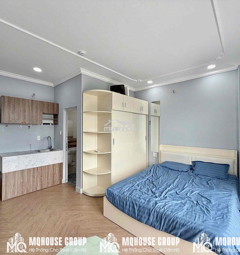 Cho thuê 2pn bình thạnh - ban côngsát q1 ful nội thất cao cấp - Ảnh 3