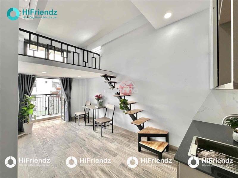 Cho thuê chdv full nội thất - bancol, thang máy ngay hồ văn long