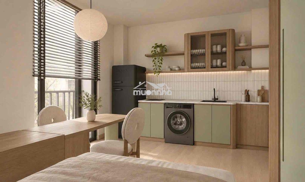 Cho thuê căn hộ studio ban công-nội thất full-nhiều tiện ích-trần não - Ảnh 2