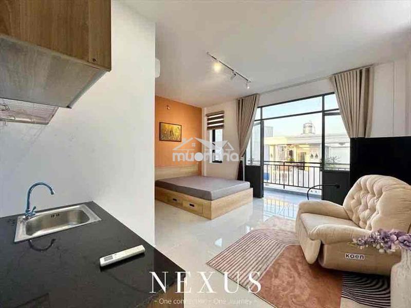 Căn hộ studio ban công full nội thất ngay bàu cát - đồng đen