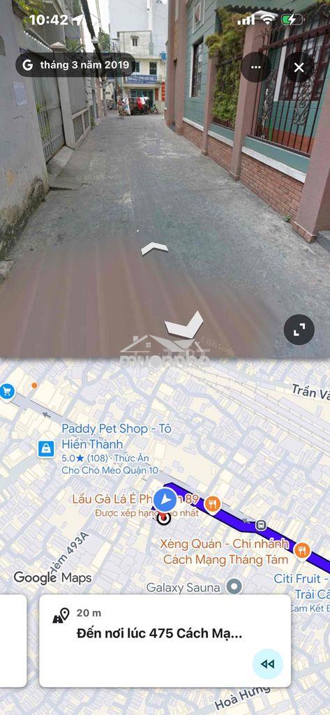 Nguyên căn cách mạng tháng 8(3x18)1t1lung 1lầu 2p2wc - Ảnh 4