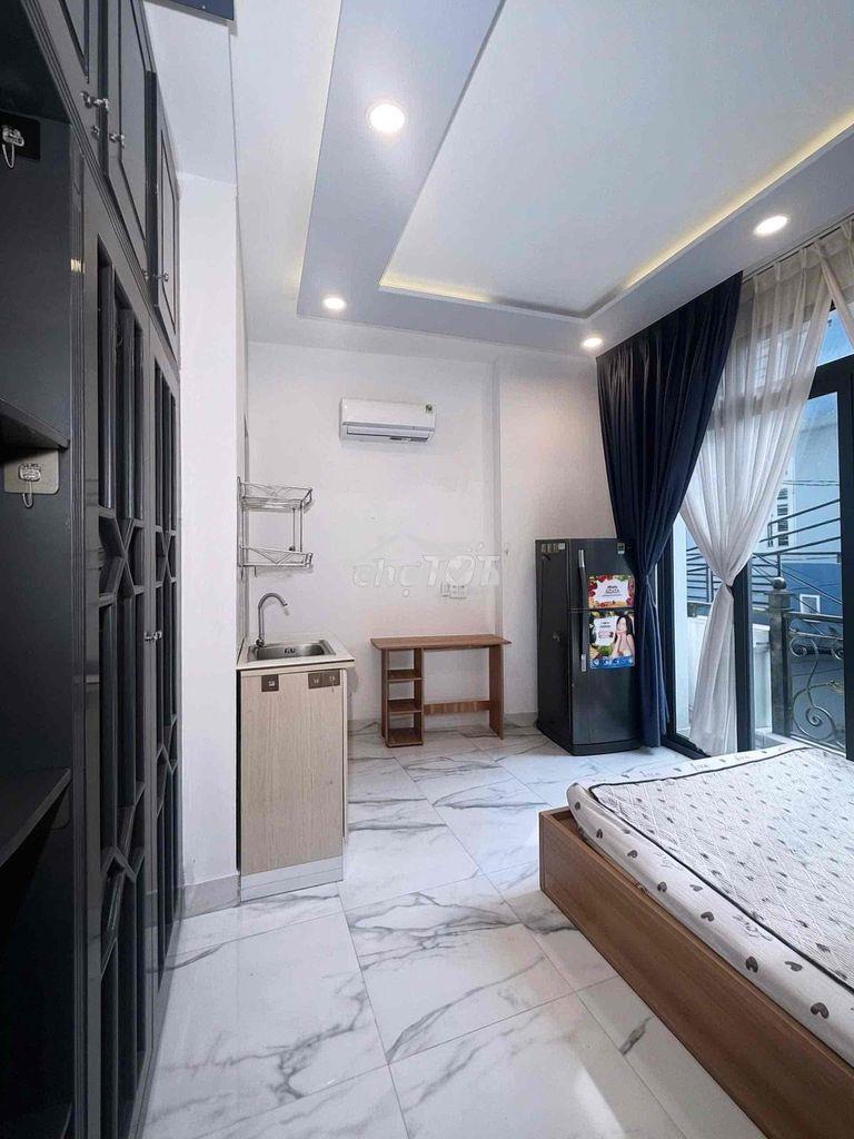 Căn hộ studio ban công, full nội thất, ngay khu phố phan xích long - Ảnh 3