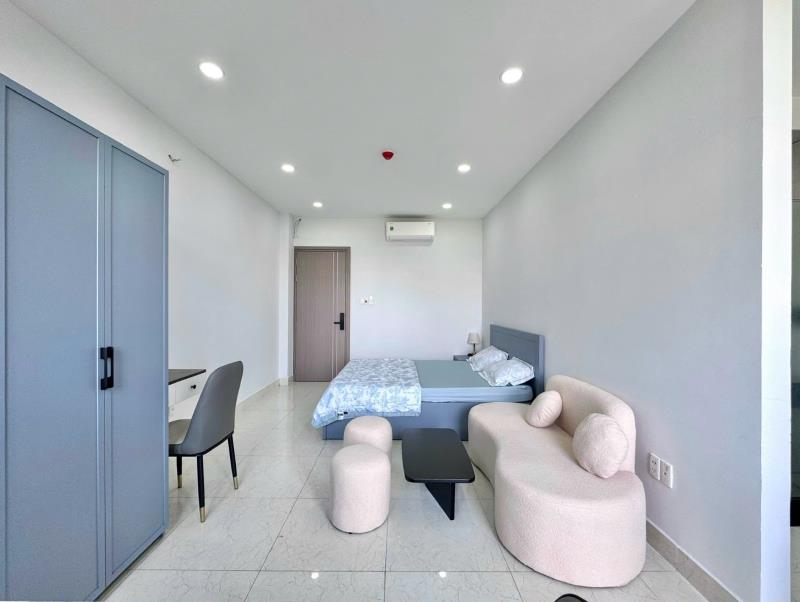 Cho thuê căn hộ ban công 40m2 máy giặt riêng full nội thất có chỗ đậu ô tô ngay đặng thuỳ trâm gần văn lang cơ sở 3 giáp quận 1,3 khu an ninh , hẻm dân trí cao - Ảnh 2