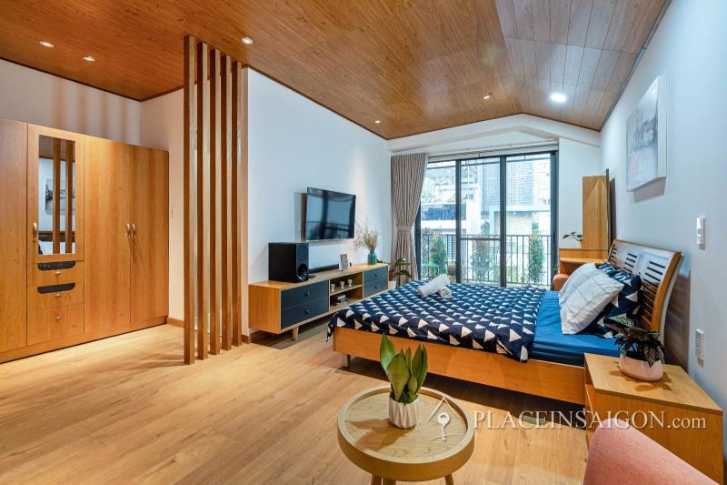Cho thuê căn hộ 1pn - 50m2 - tách bếp - ban công - giáp q1,q2 - ung văn khiêm - bình thạnh - Ảnh 3