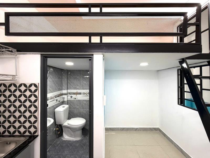 Phòng duplex rộng 25m2_gác cao_có cửa sổ_đường chu văn an_gần hutech_văn lang_iuh_uef_ngã tư hàng xanh