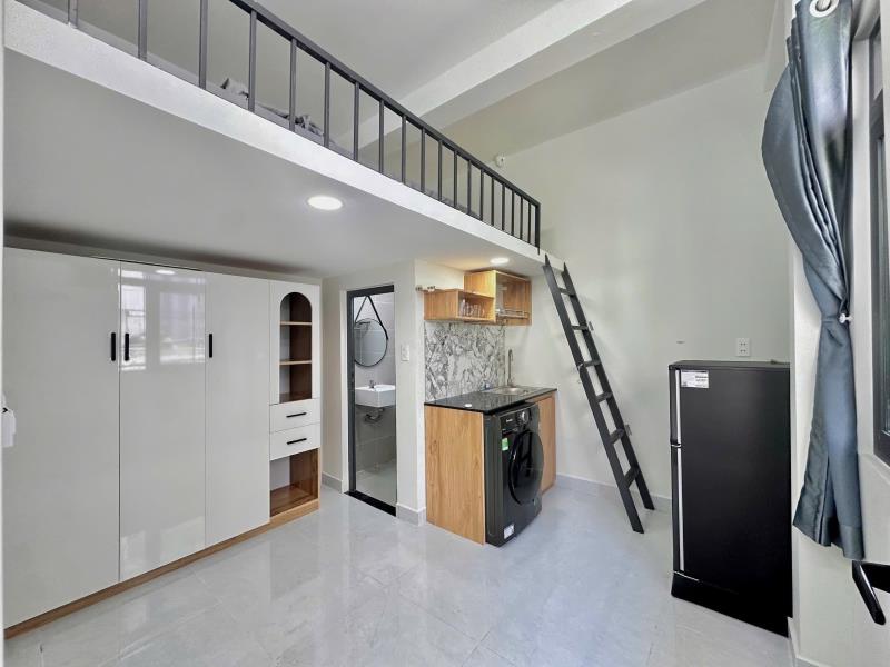 🏡 Căn hộ có gác, ban công, máy giặt riêng – bạch đằng, bình thạnh gần quận 1, landmark 81