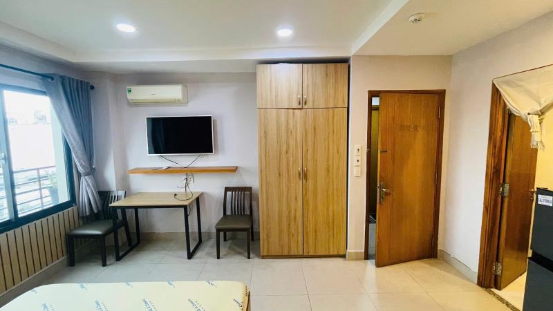 Cho thuê căn hộ full nội thất, thang máy, cửa sổ trời, trống sẵn - gần hàng xanh - xô viết nghệ tĩnh - bình thạnh - Ảnh 2