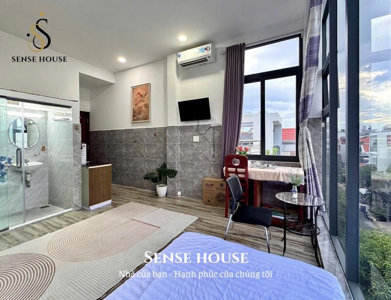 Studio view kính | ngay nguyễn sơn - wc hoang dã - full nội thất sẵn tivi, bếp điện từ - Ảnh 4