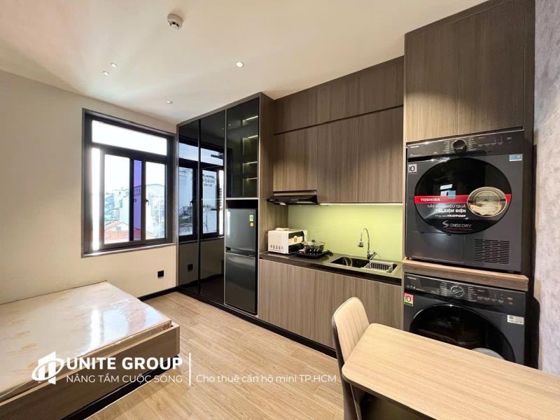🏠 Căn hộ 1pn cửa sổ thoáng máy giặt + máy sấy riêng - trần quý cáp bình thạnh, gần quận 1 chợ bà chiều - Ảnh 3
