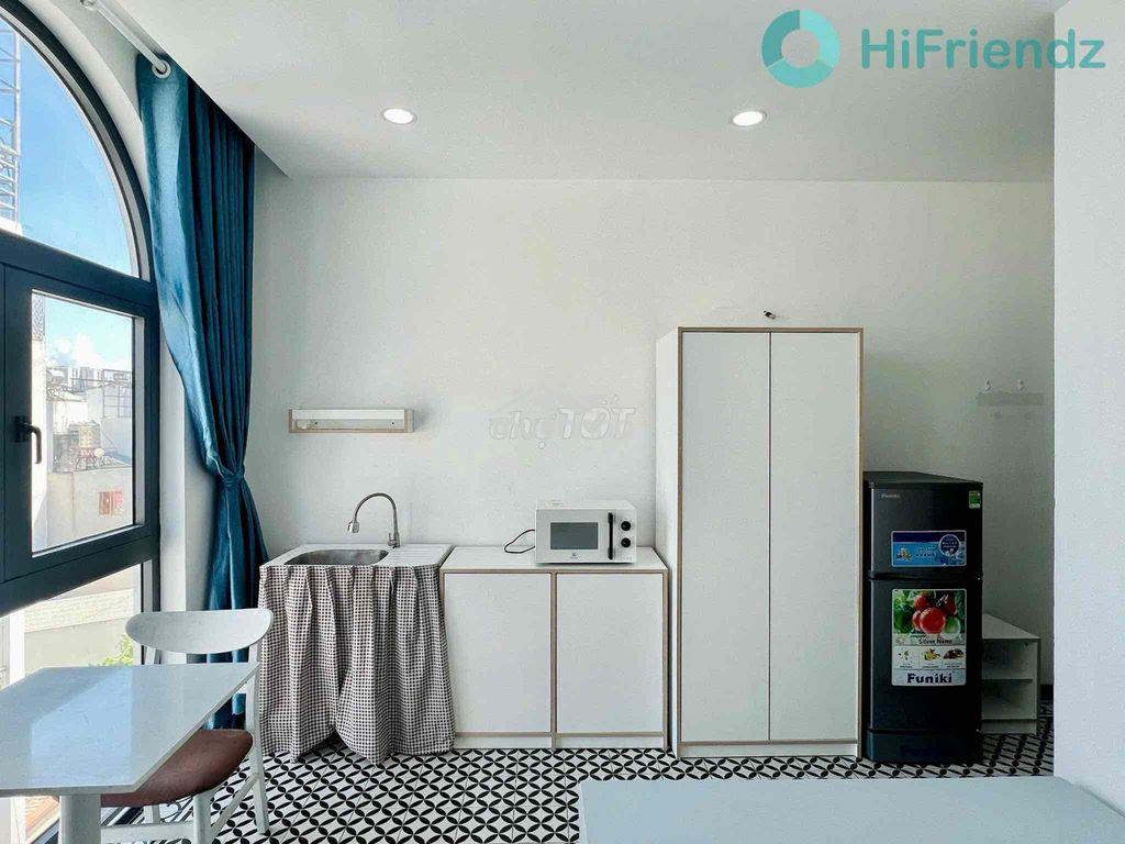 Cho thuê căn hộ cửa sổ, bancon full nội thất ngay cầu nguyễn văn cừ - Ảnh 4