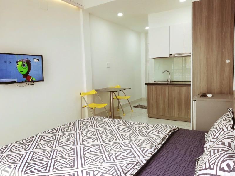 Cho thuê studio ban công lớn sư vạn hạnh quận 10 gần vạn hạnh mall full nội thất - Ảnh 3