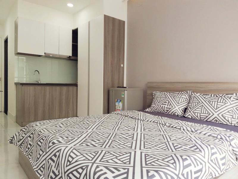 Cho thuê studio ban công lớn sư vạn hạnh quận 10 gần vạn hạnh mall full nội thất - Ảnh 4