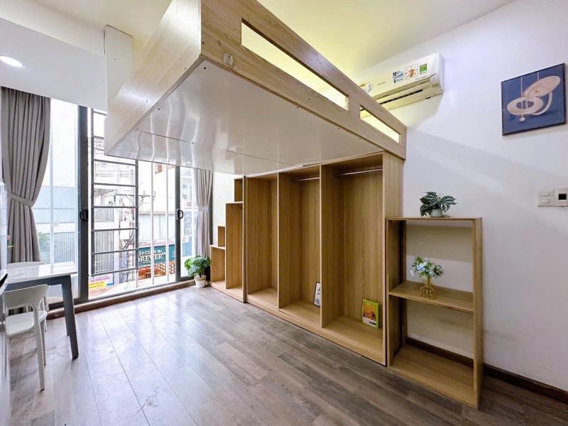 Cho thuê phòng có gác có cửa lớn thoáng full nội thất đường hồ văn huê quận phú nhuận, sát q1, q3 - Ảnh 2