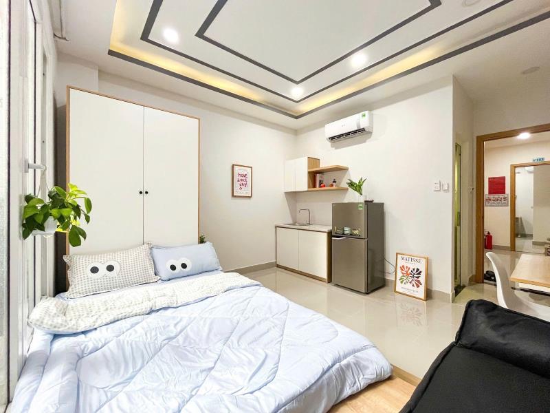 Cho thuê studio ban công full nội thất tại phan đăng lưu phú nhuận - Ảnh 2