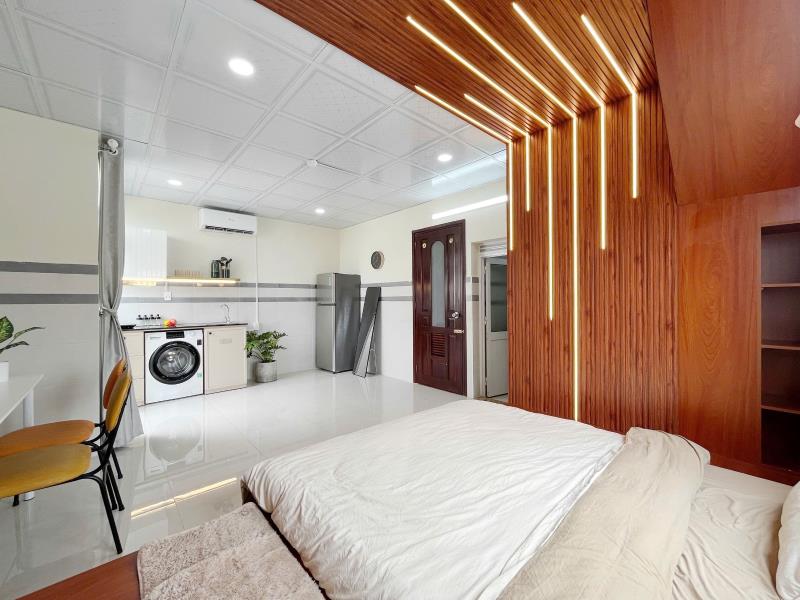 Cho thuê căn hộ 50m², ban công view phố, thiết kế mái vòm – nơ trang long, bình thạnh | gần uth, ftu2, uef - Ảnh 4