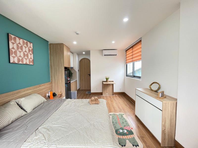 Cho thuê căn hộ mini full nội thất ban công tại cầm bá thước ngay khu phan xích long - Ảnh 4