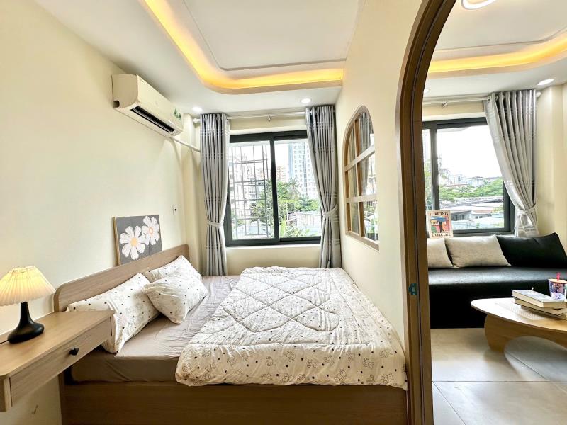 Cho thuê căn hộ 1 phòng ngủ bình thạnh, full nội thất, cửa sổ lớn, rộng rãi, thoáng mát - gần đinh bộ lĩnh, quận 1, phú nhuận - Ảnh 2