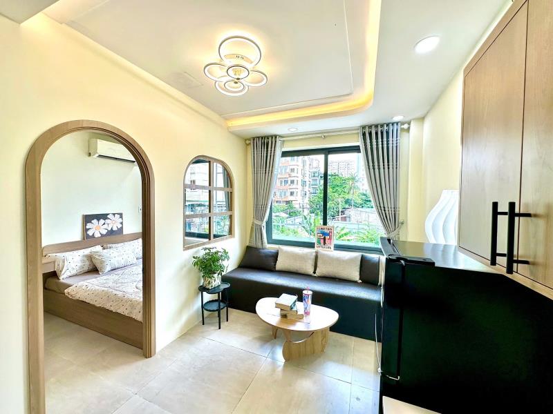 Thuê ngay căn hộ 1pn ngủ 40m2 rộng thoáng full nội thất hiện đại - an ninh cao - thuận tiện di chuyển - Ảnh 2