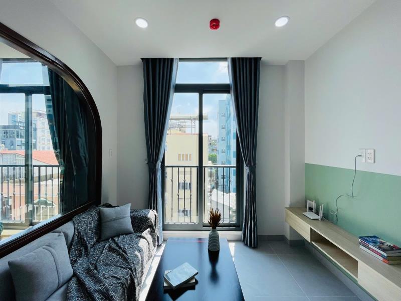 🔥 Hót hòn họt chdv cao cấp 1pn 50m² - full nội thất - lô gia siêu mát | trường sơn, tân bình ✈️🏡 🌿 - Ảnh 4