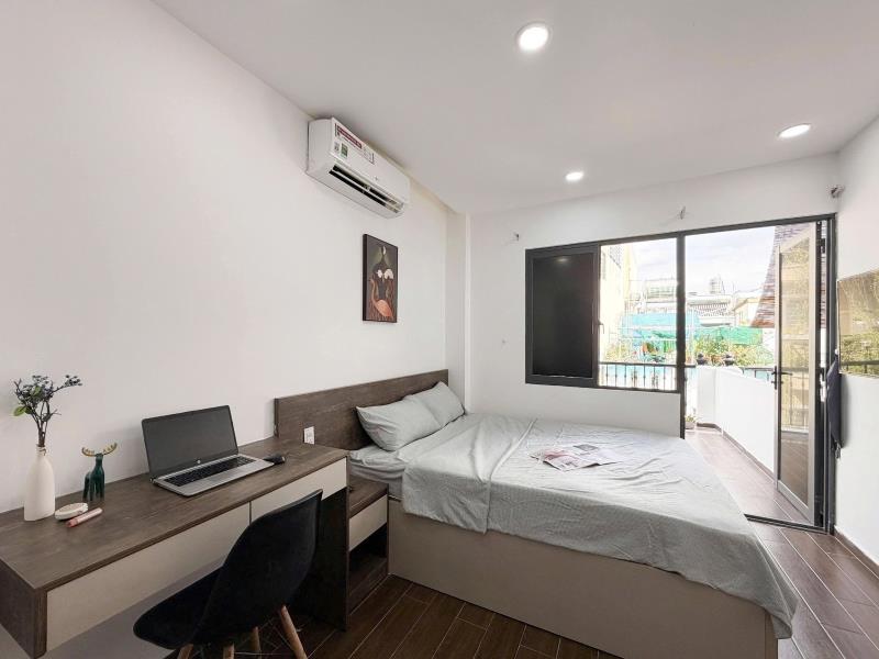 Cho thuê căn hộ 1 phòng ngủ, ban công nhà tắm có vách ngăn 42m² – trần kế xương, phú nhuận gần phan xích long, bình thạnh - Ảnh 4