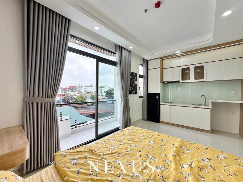 Căn hộ studio 34m2 bancol mới ngay lê đức thọ