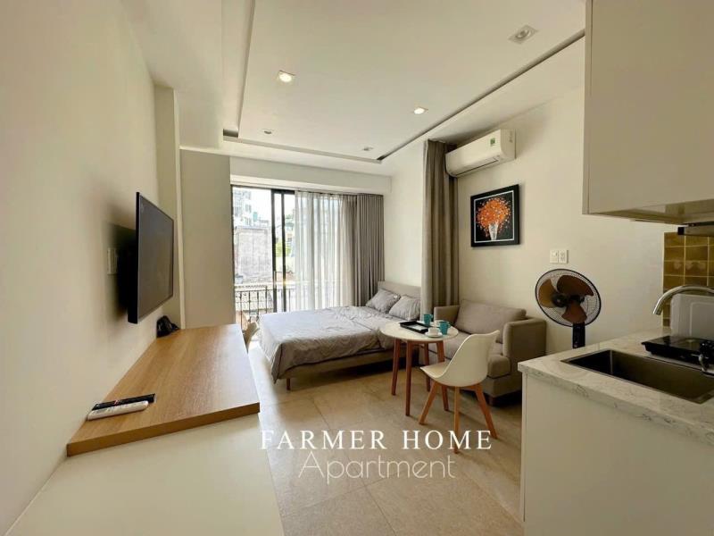 Căn hộ studio full nội thất cao cấp, thang máy, ban công thoáng hai bà trưng quận 1 gàn chợ tân định, công viên lê văn tám  - Ảnh 2