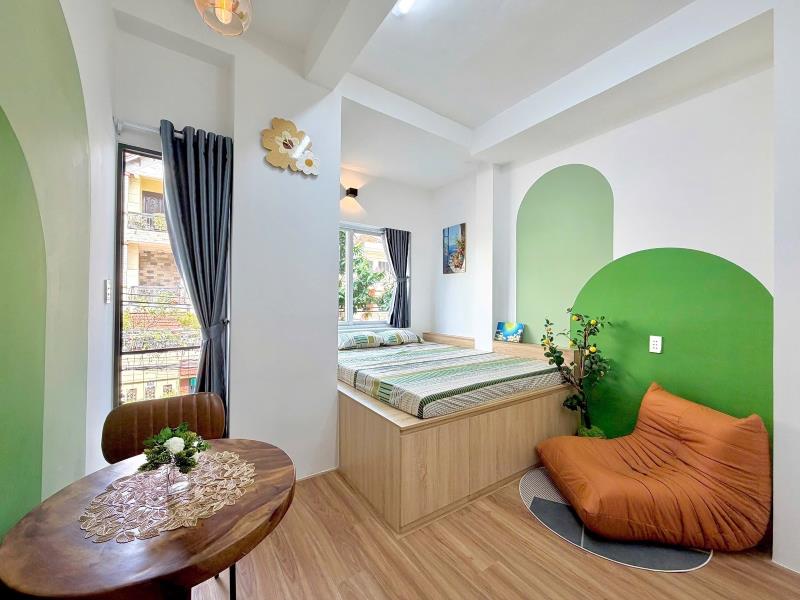 Cho thuê stuido phòng ngủ full nội thất, giáp sân bay tsn, công viên gia định, thuận tiện ra trung tâm quận 1,3,10