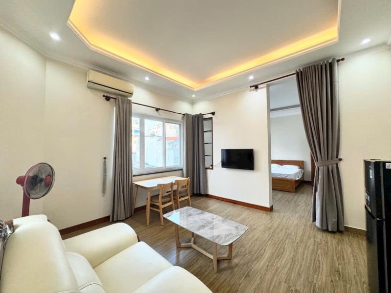 🍃Cho thuê căn hộ 1 phòng ngủ cao cấp nội thất gỗ sang trọng ngay phố nhật huỳnh mẫn đạt - Ảnh 2