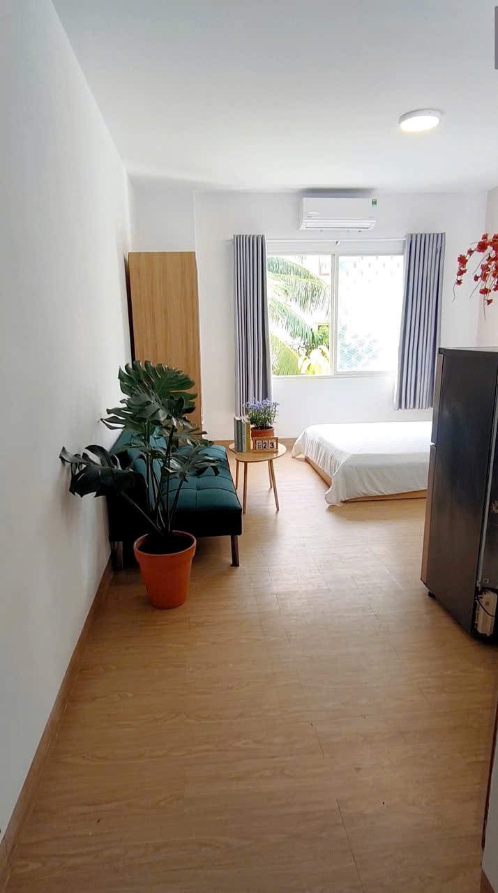 Phòng 35m2 siêu thoáng full nội thất chỉ cần ở ngay gần phan đăng lưu- hoàng hoa thám, bình thạnh